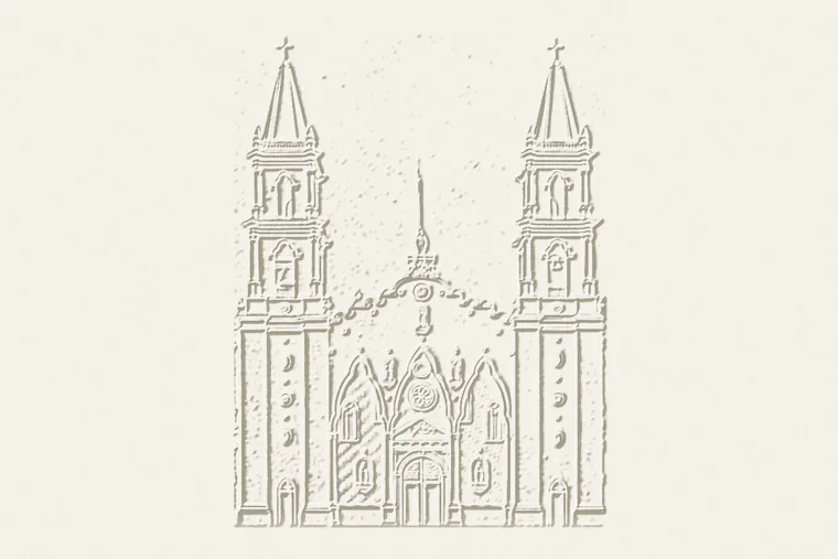Dibujo de la Catedral Basílica de la Inmaculada Concepción