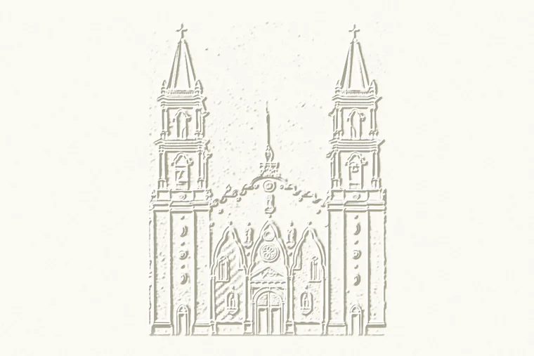Dibujo de la Catedral Basílica de la Inmaculada Concepción