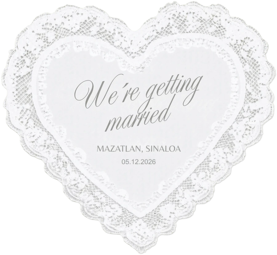 We're getting married · Mazatlán, Sinaloa · 05.12.2026